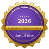 purple certificate